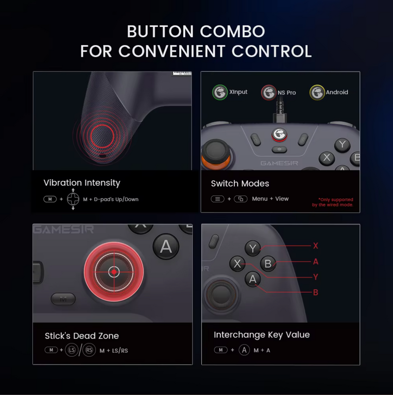 Controle Wireless Bluetooth Compatível com Nintendo Switch / Android / iOS / Windows PC