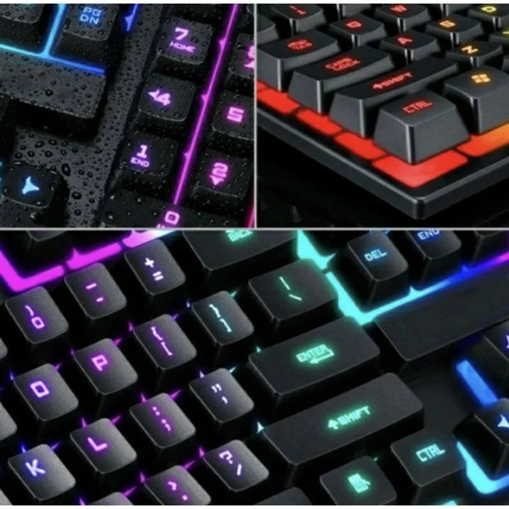 Teclado Gamer RGB LED LEY-82