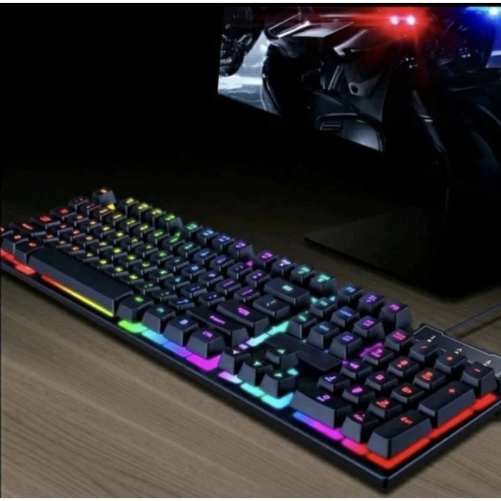 Teclado Gamer RGB LED LEY-82