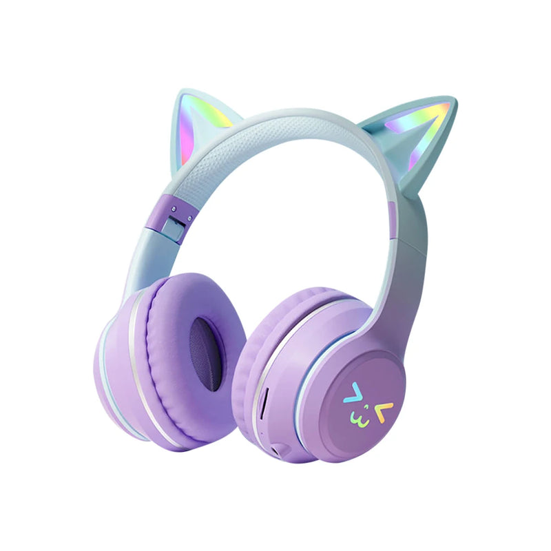 Anime Cute Ears Fones de Ouvido Premium Bluetooth